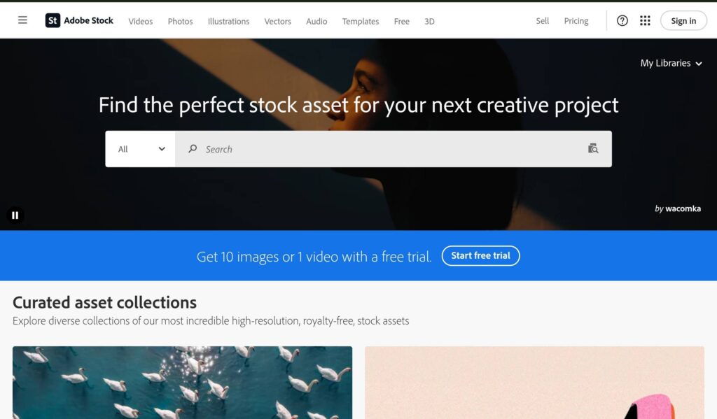 Adobe Stock - platform jualan foto terbaik