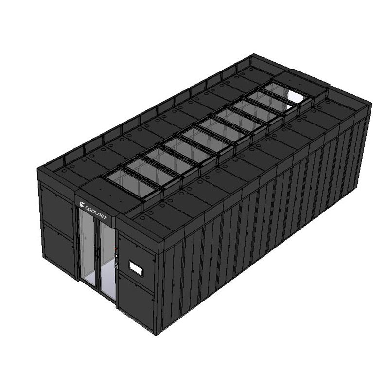 Cold Aisle Containment Modular Data Center Prefabrikasi 48u - COOLNET MAC10-RS45810