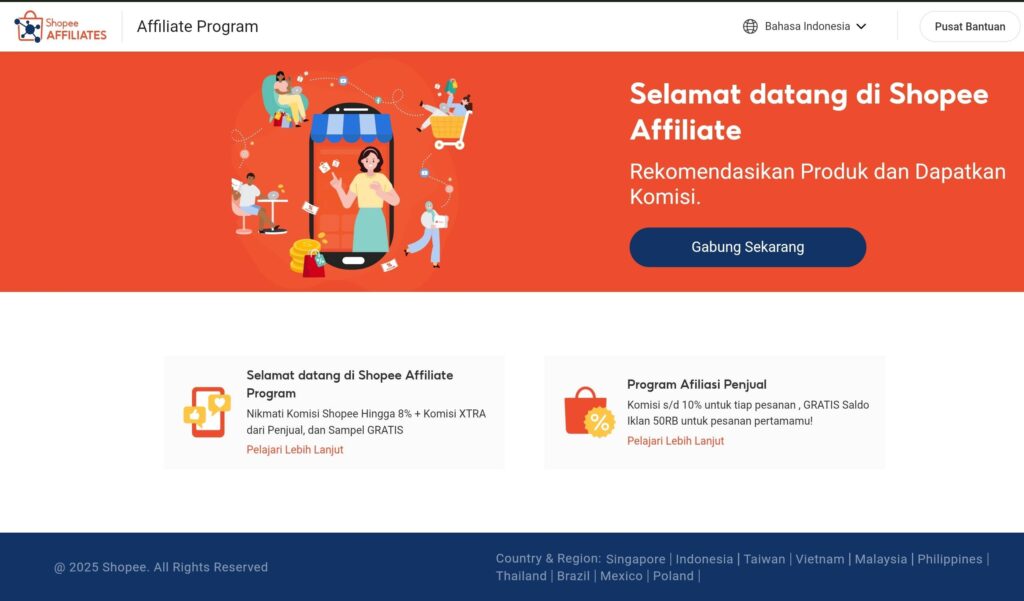 Website Shopee Affiliate
