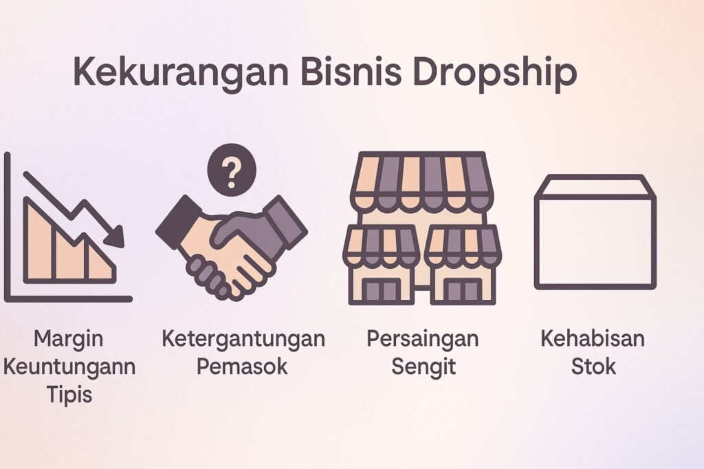 Kekurangan Bisnis Dropship
