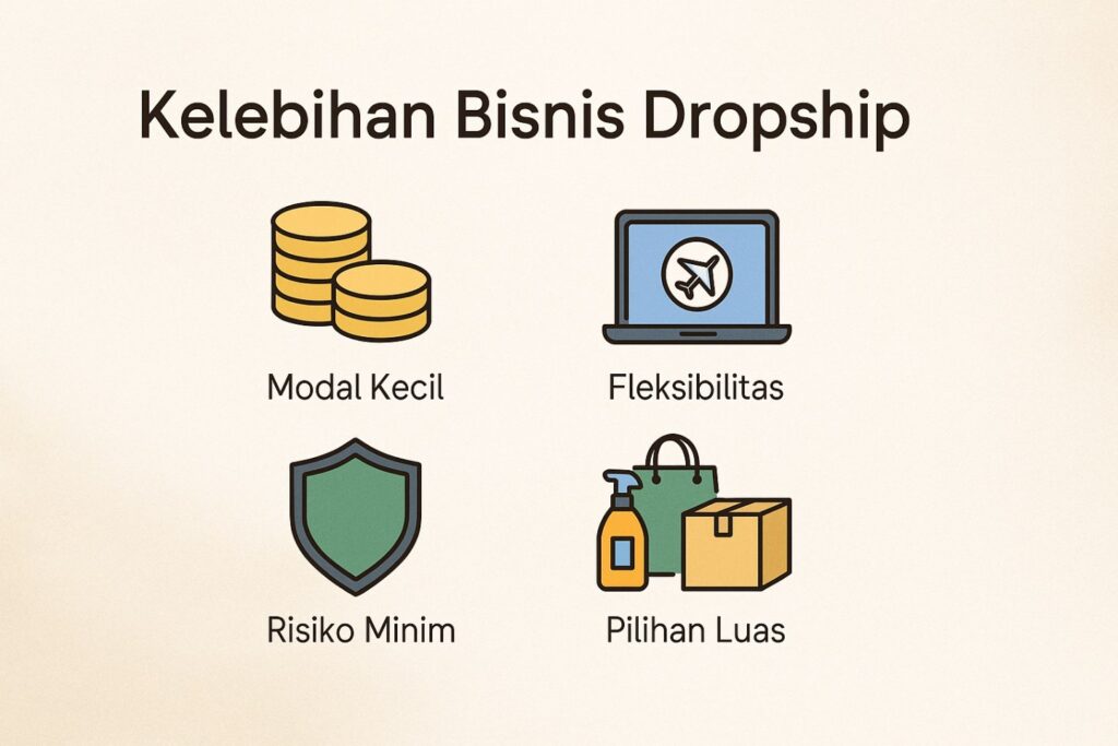 Kelebihan dropshipping