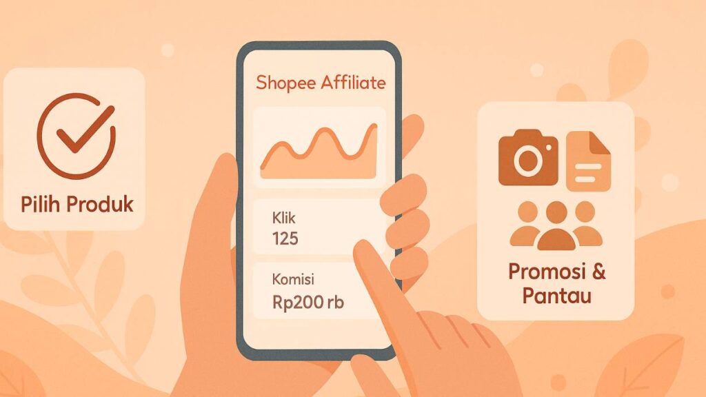 Cara menghasilkan uang lewat Shopee Affiliate