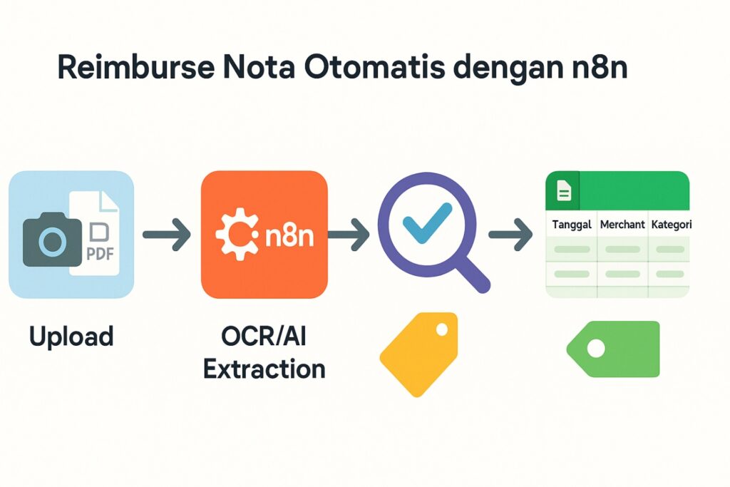 Reimburse Nota Otomatis dengan n8n