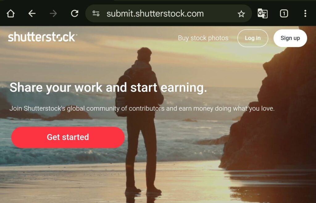 Shutterstock - rekomendasi situs jualan foto
