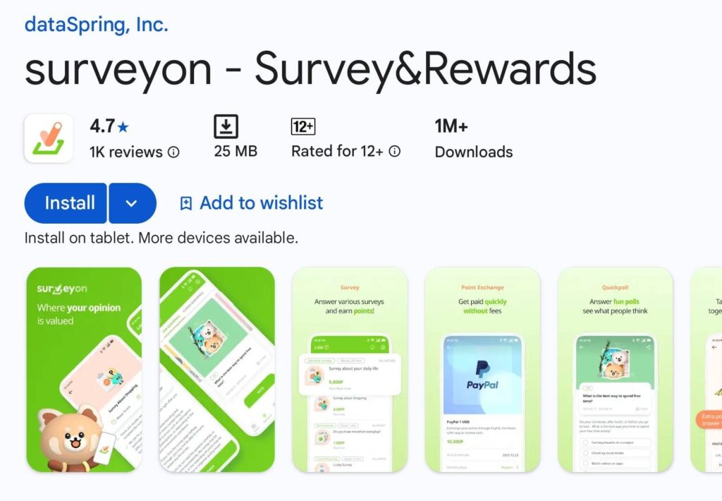 Surveyon - aplikasi penghasil saldo dana terbaik