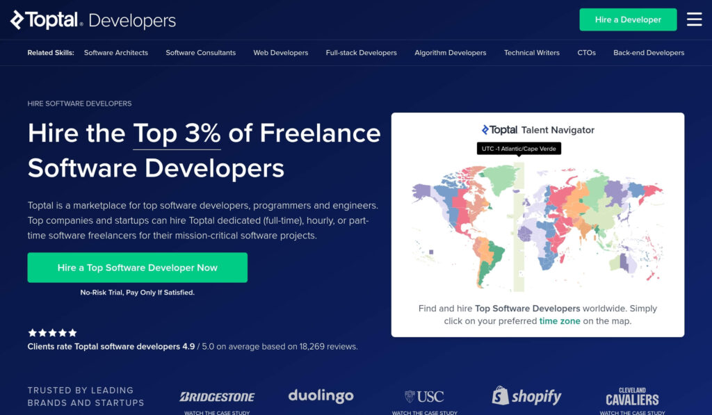 Toptal developers