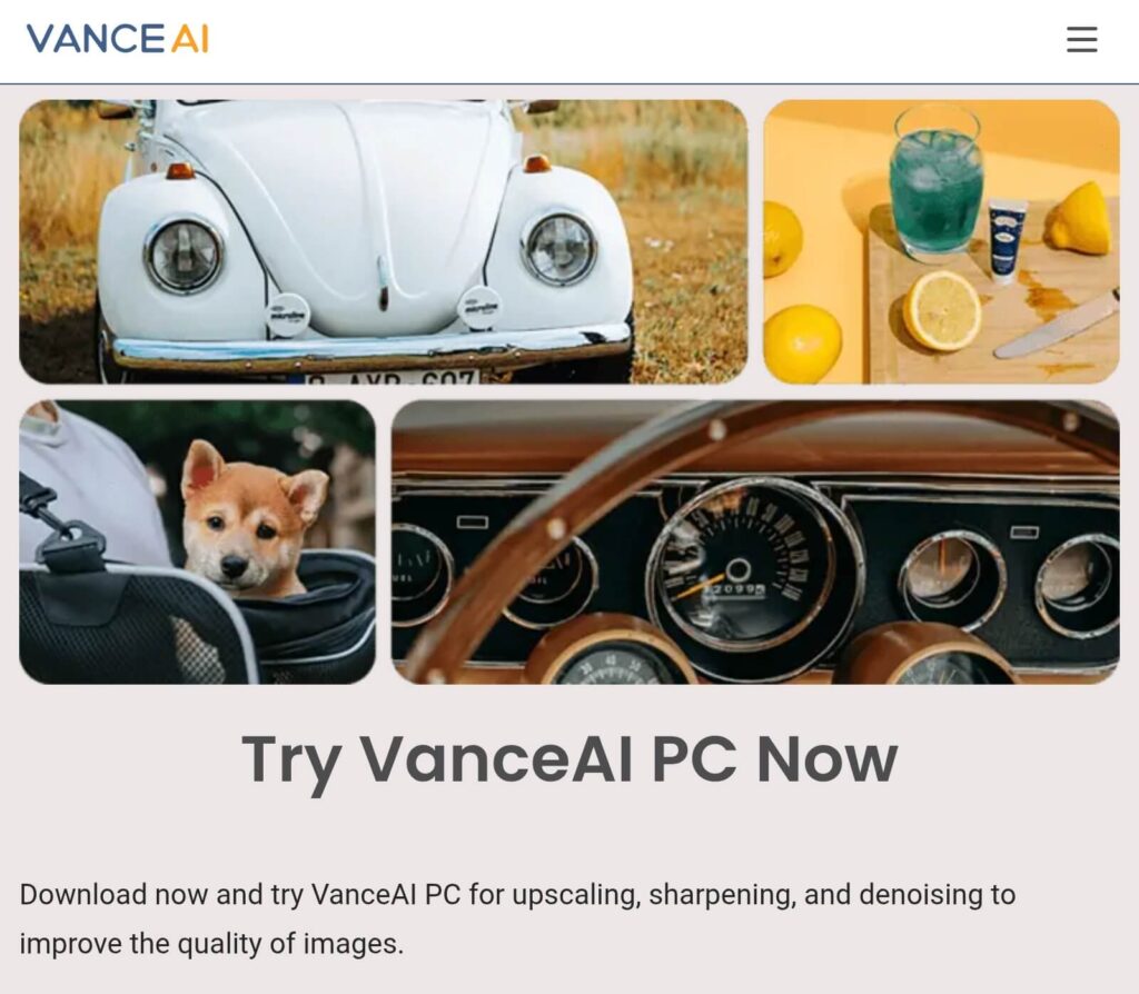 VanceAI Image Sharpener