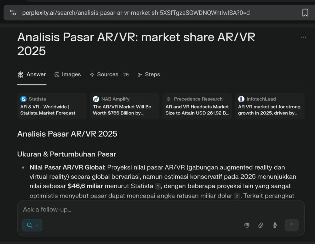 Analisis pasar