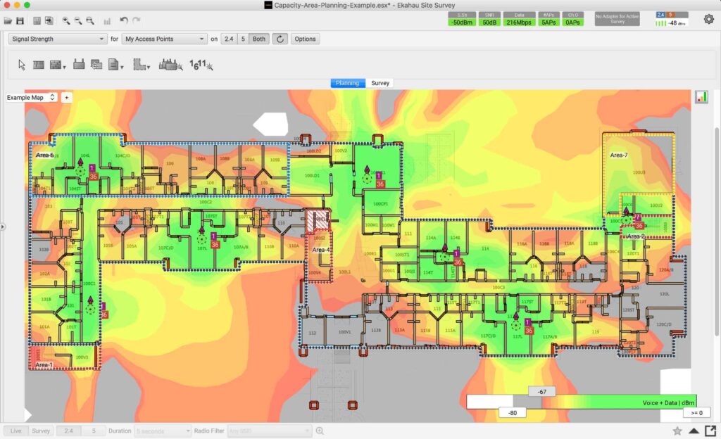 Tools Heatmap Wifi terbaik - Ekahau HeatMapper