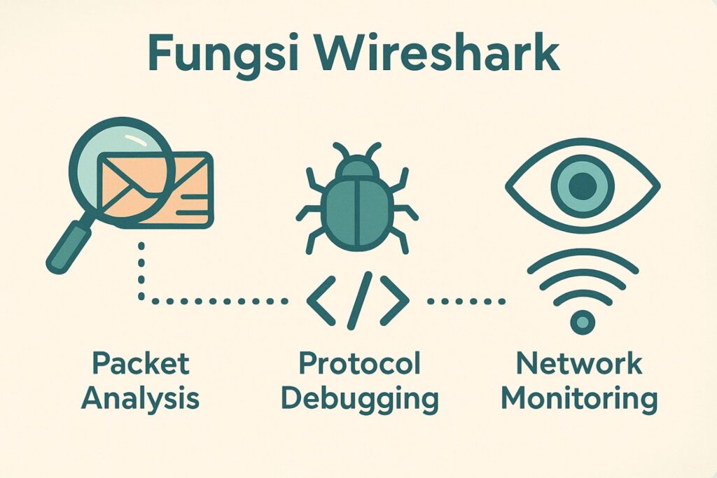 Fungsi Wireshark