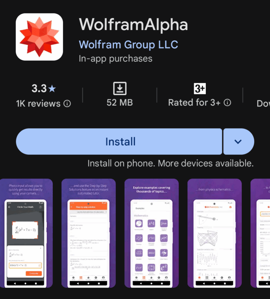 WolframAlpha