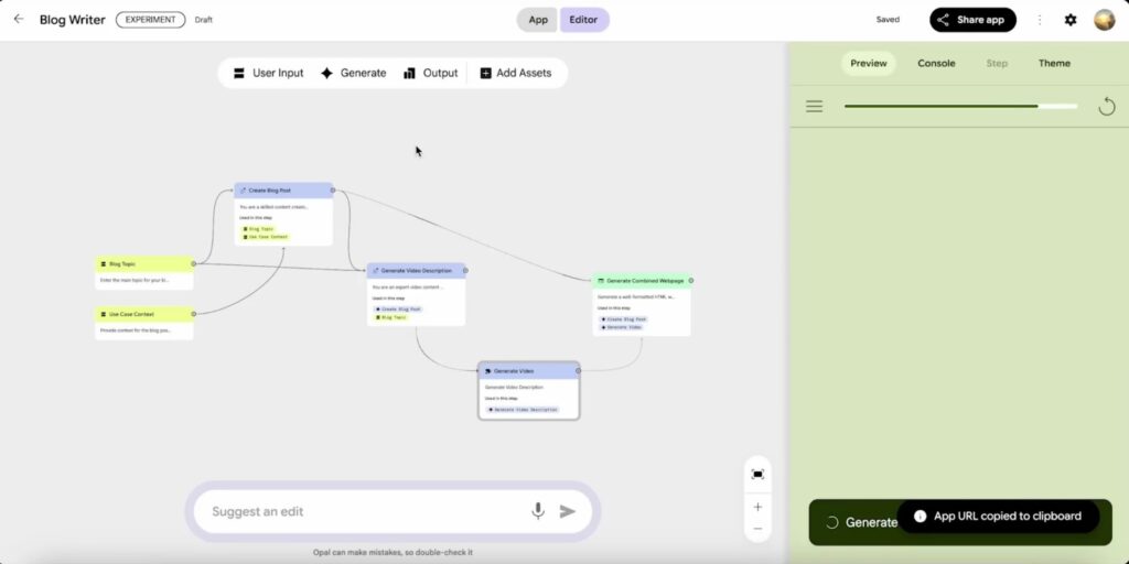 Editor Visual Drag-and-Drop