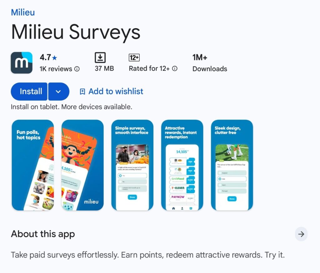 Milieu Surveys