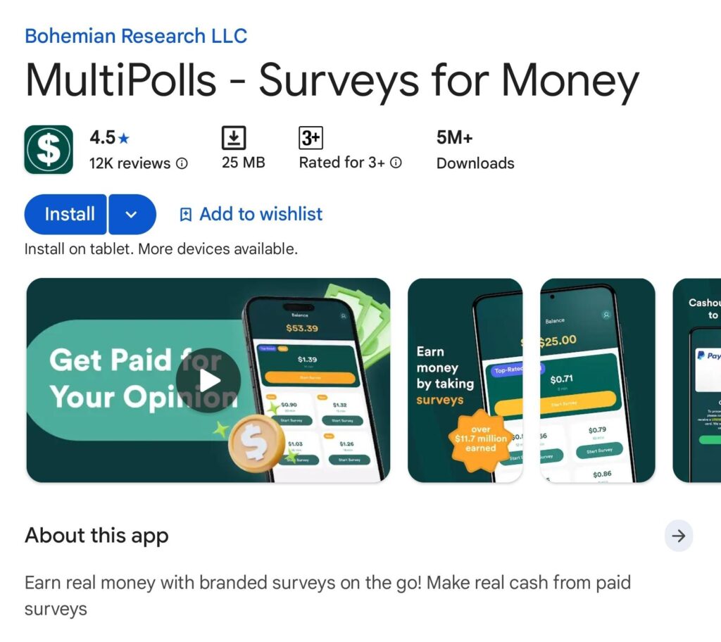 MultiPolls - aplikasi survey terbaik 2025